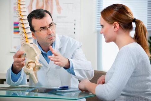 Rundingan dengan doktor untuk osteochondrosis tulang belakang