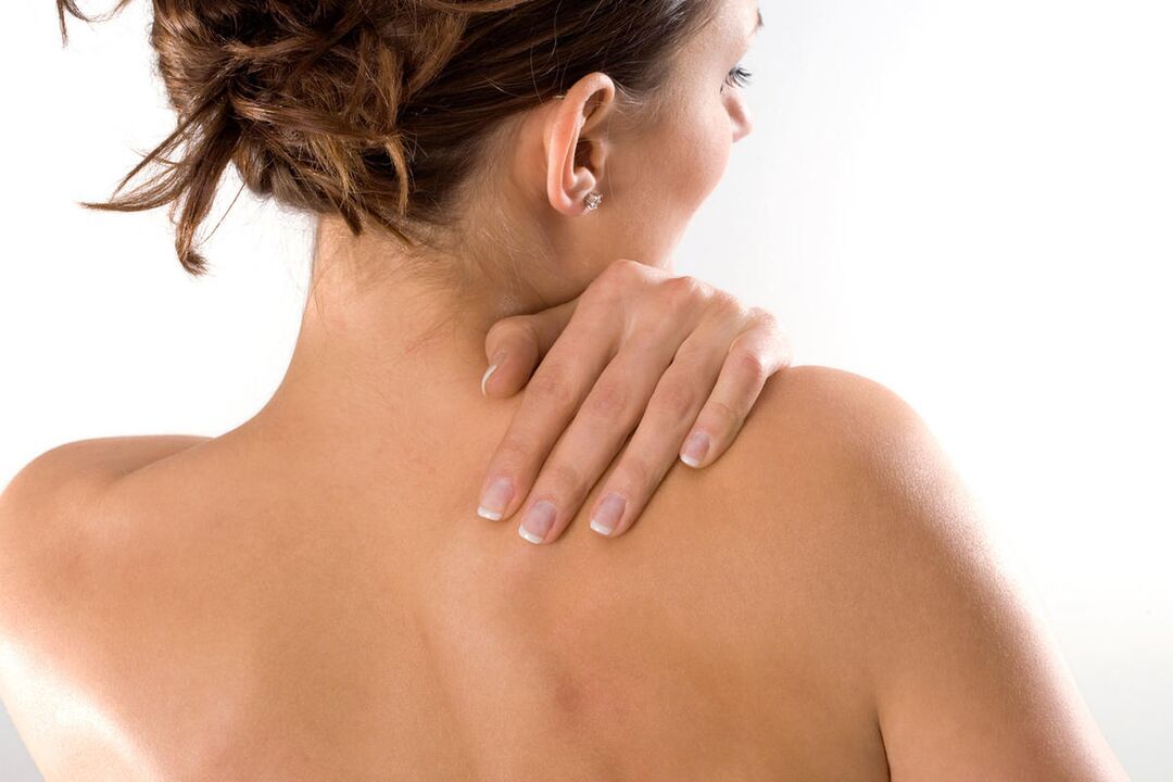 Sakit belakang pada osteochondrosis toraks