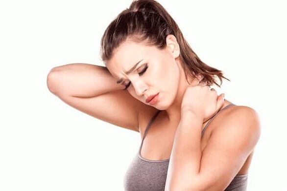 Sakit leher akibat osteochondrosis tulang belakang
